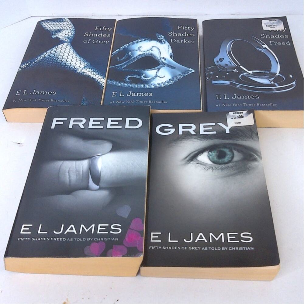 Fifty Shades of Grey as Told by Christian by E L James Series Set of 5